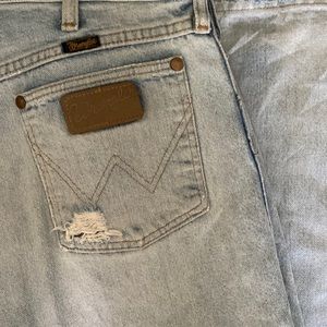 Vintage Distressed Wrangler Jeans